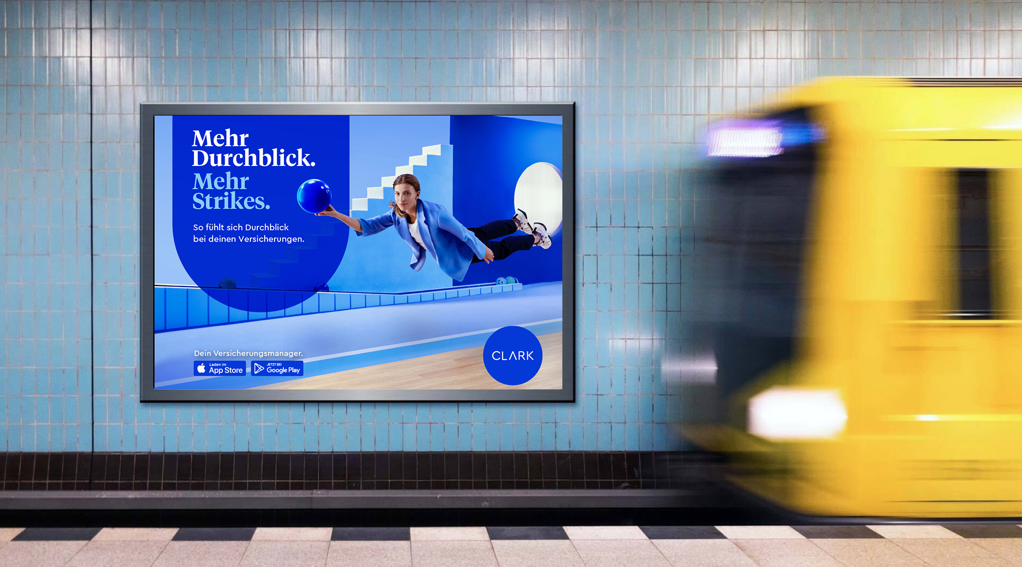 CLARK Mehr Durchblick — OOH billboard Strike