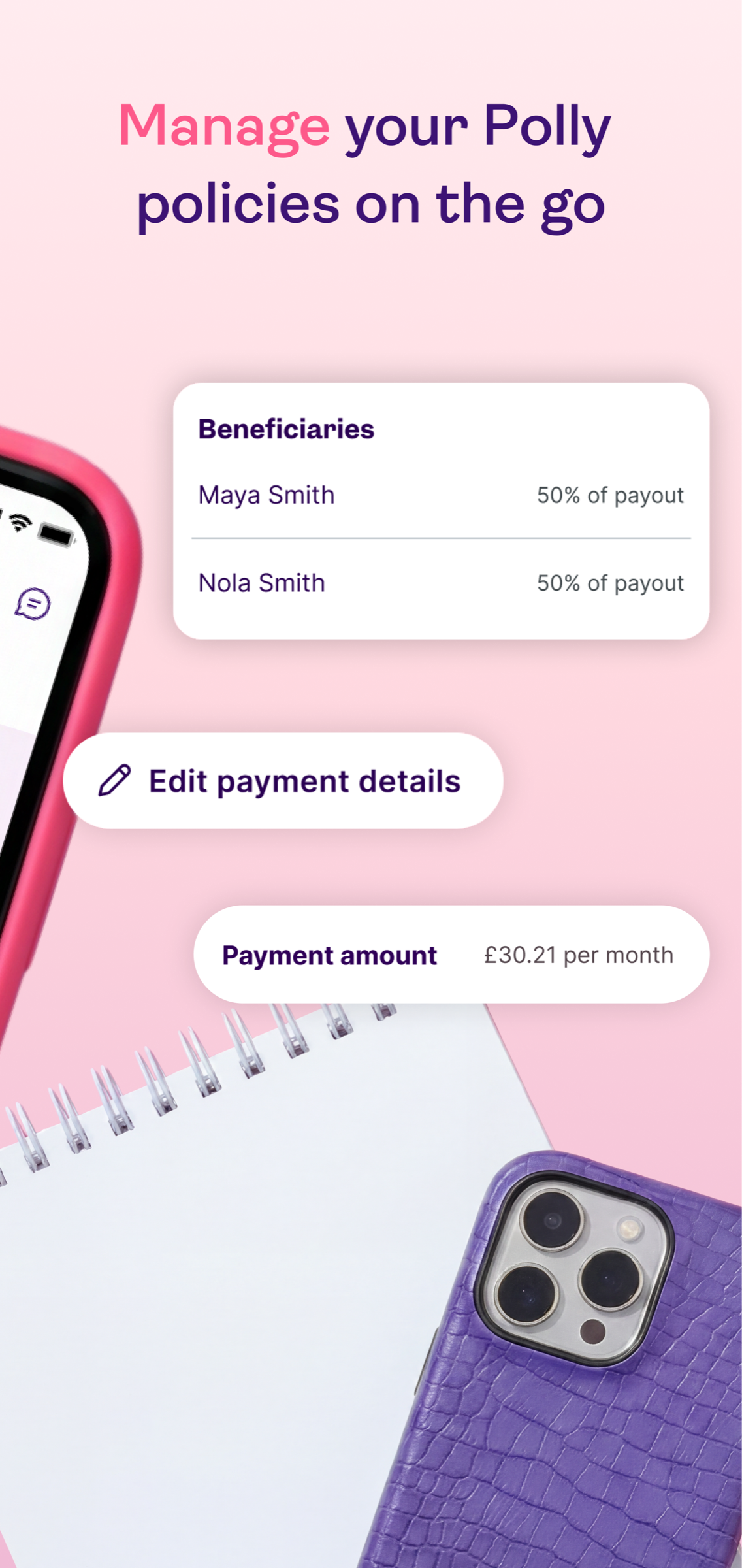 App Store — Manage your Polly policies on the go