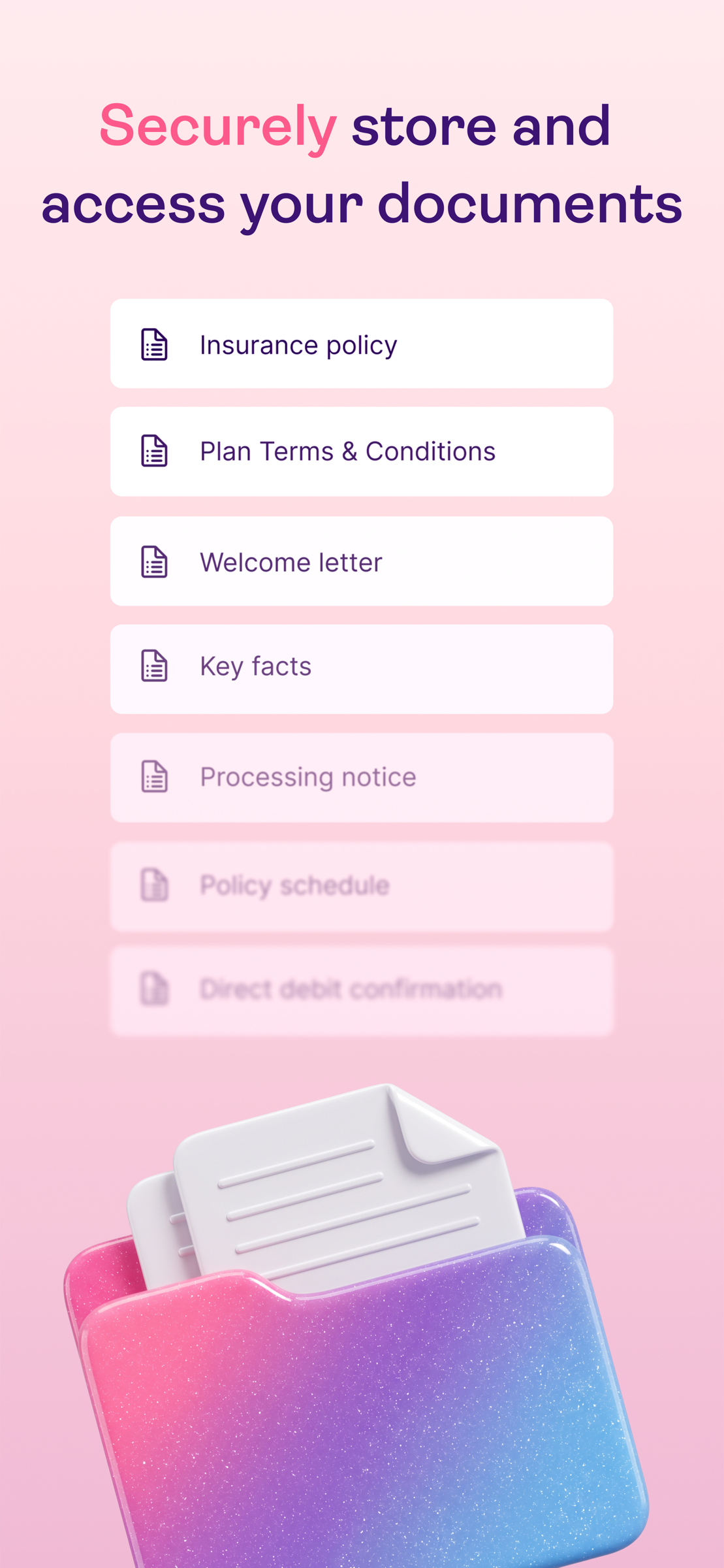 App Store — Securely store and access your documents