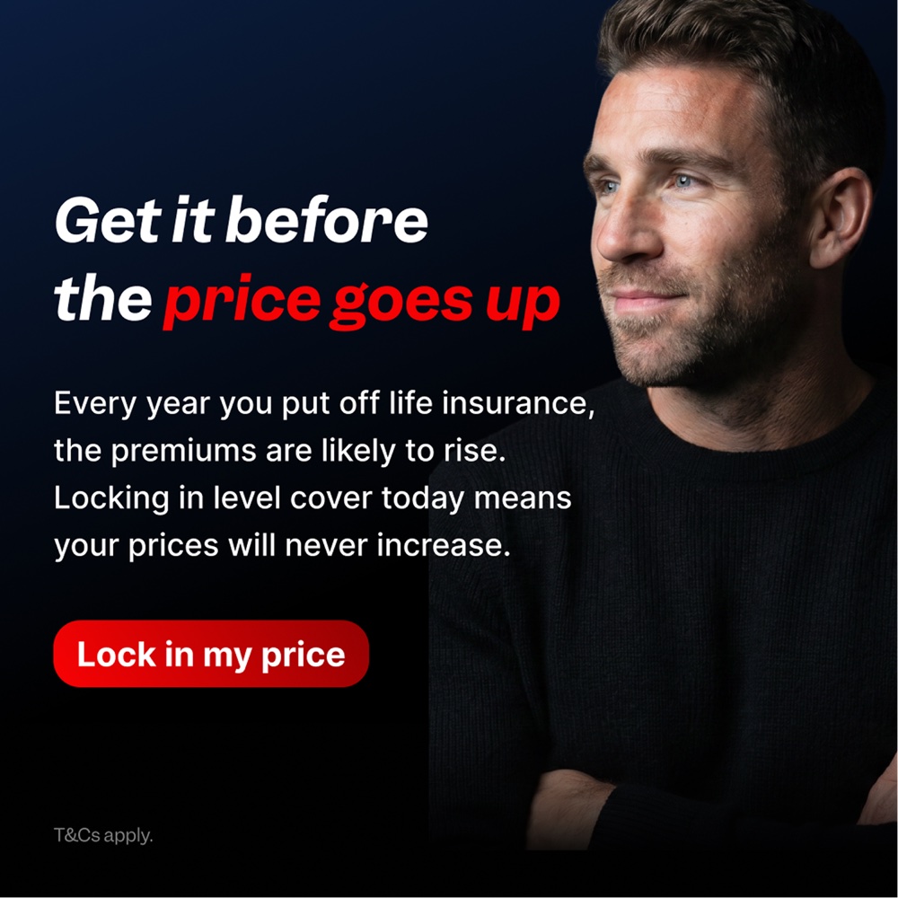 TOM paid ad — 'Get it before the price goes up' price-lock urgency, face variant (feed 1:1)